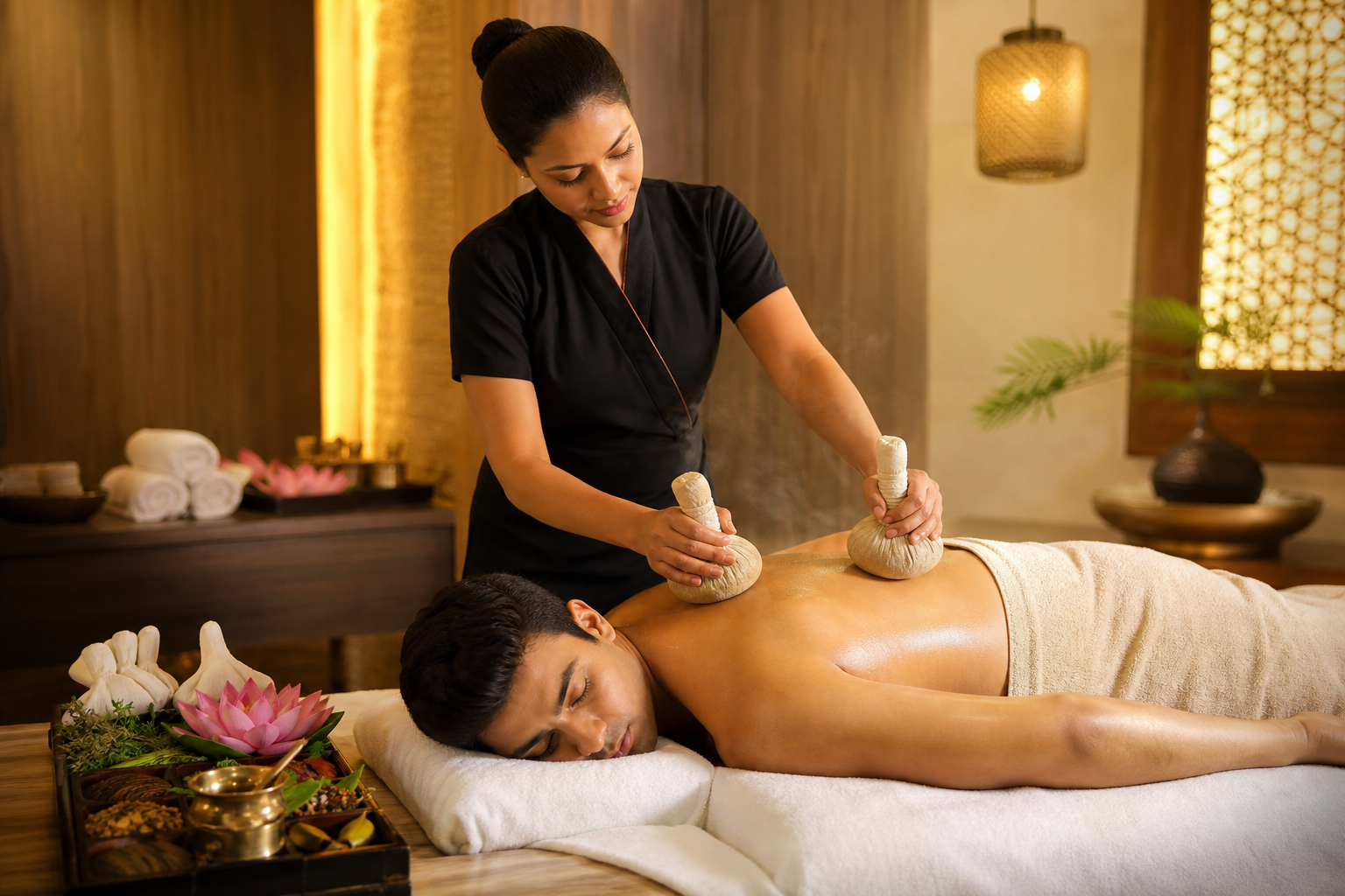 Herbal potli treatment detail