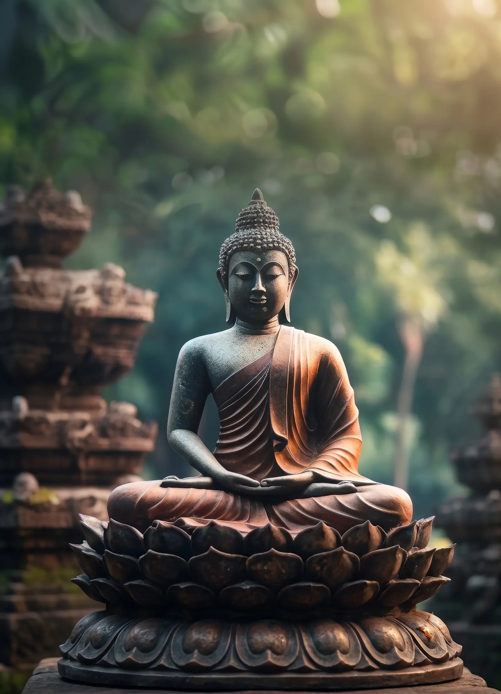 Buddha sanctuary detail at Kyra